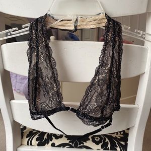 Out From Under Black Lace Bralette